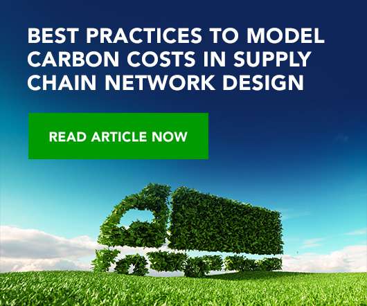 Best Practices to Model Carbon Costs in Supply Chain Network Design