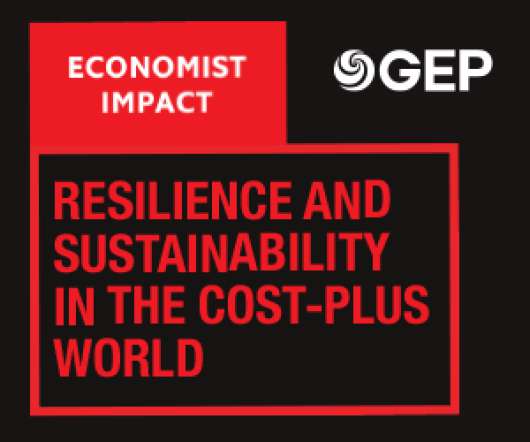 Resilience and Sustainability in the Cost-Plus World